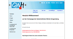 Desktop Screenshot of gw-hengersberg.de